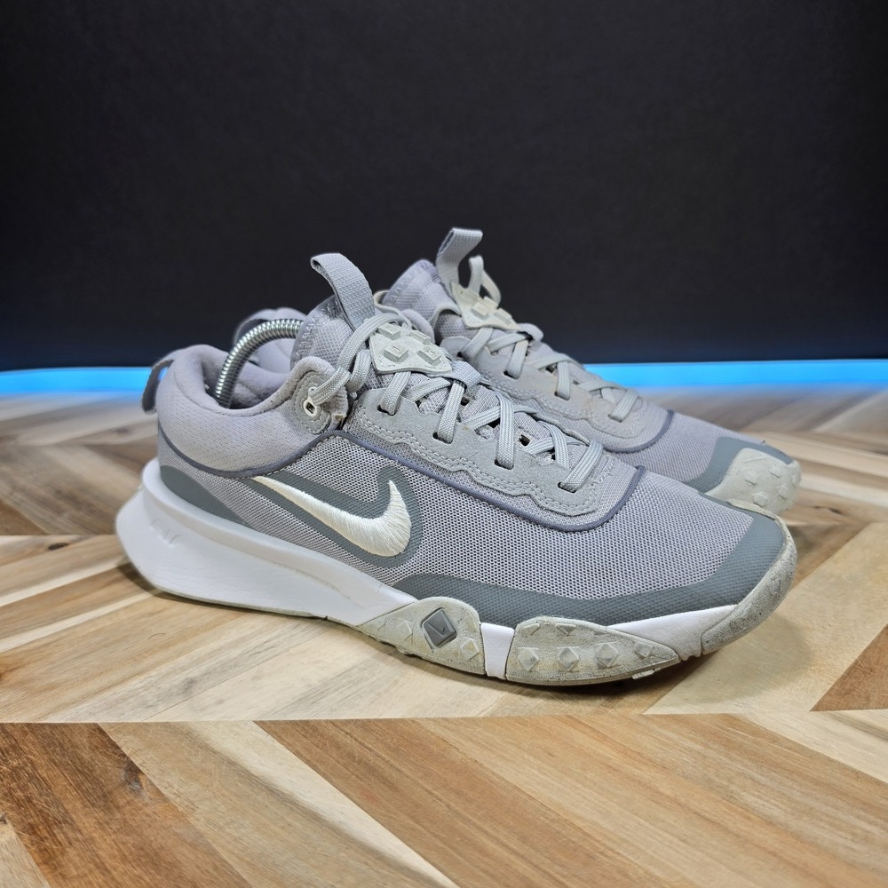 Nike Air Diamond Varsity Turf Men 10 DZ0502-001 Wolf Grey Baseball Shoes Turf